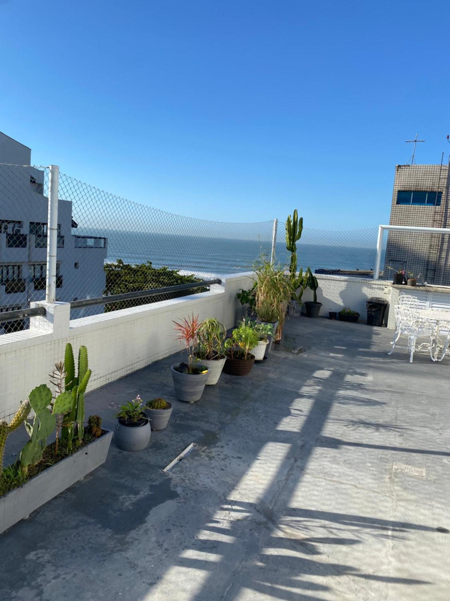 Cobertura Com Area Externa Com Vista Para O Mar Na Melhor Praia Do Guaruja Tombo Eksteriør billede